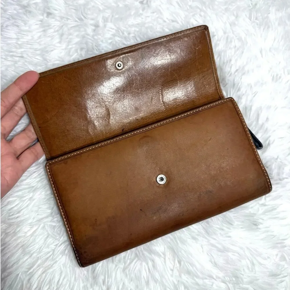 y2k Coach Brown Wallet